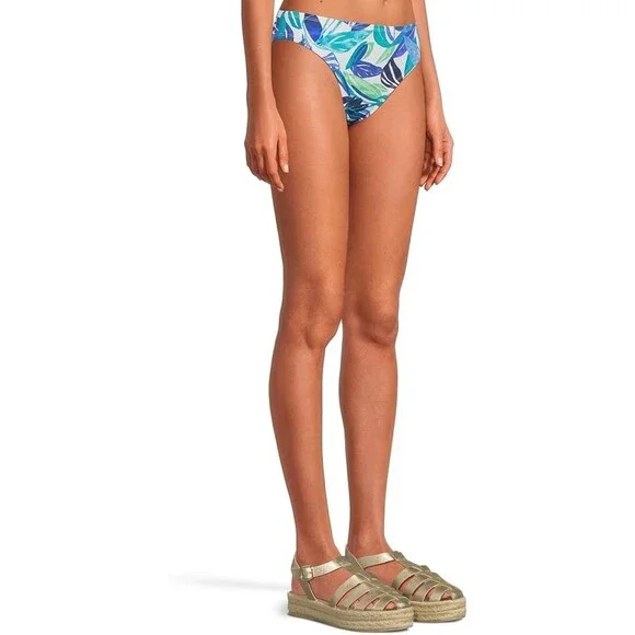 Tommy Bahama Island Cays Marina Hipster Women's Medium Glass Blue Swimwear TLW37